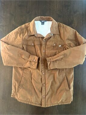 Outdoor Research Fleece Lined Snal Front Jacket Rust Orange Brown S